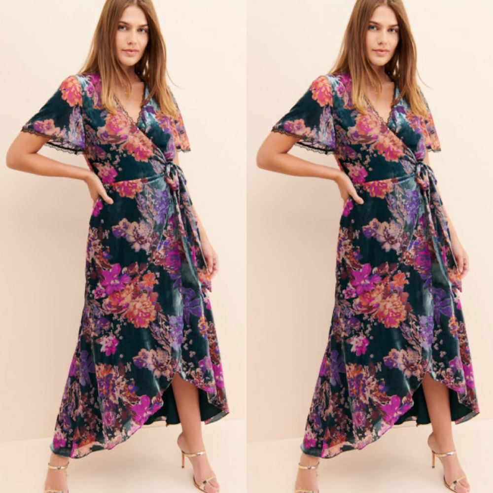 Bhldn Harlyn Guest Of Honor Velvet Dress
